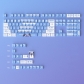 Ayanami Rei 104+21 PBT Dye-subbed Keycaps Set Cherry Profile for MX Switches Mechanical Gaming Keyboard